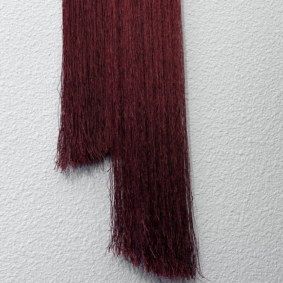 NEW Cult Gaia Banu Mini Fringe Clutch Topaz Quiet Luxury $458 Whimsical Ethereal - Picture 7 of 9